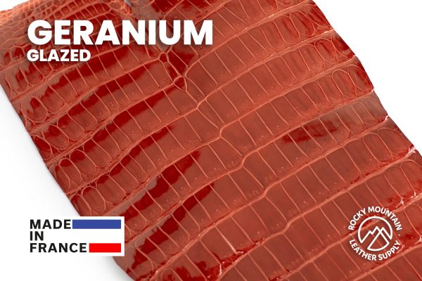 Porosus Crocodile Tails - Luxury Skins (Glazed Geranium) 40% OFF! on Sale - Image 2
