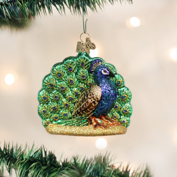 Proud Peacock Christmas Ornament Online Hot Sale