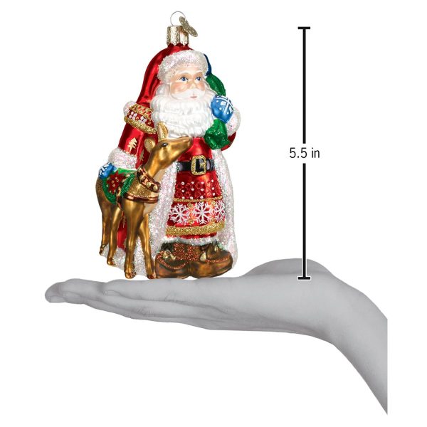 Nordic Santa Ornament For Sale - Image 3