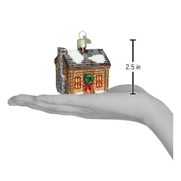 Log Cabin Ornament on Sale - Image 3