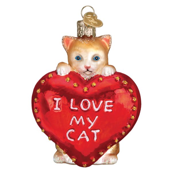 I Love My Cat Ornament Hot on Sale - Image 2